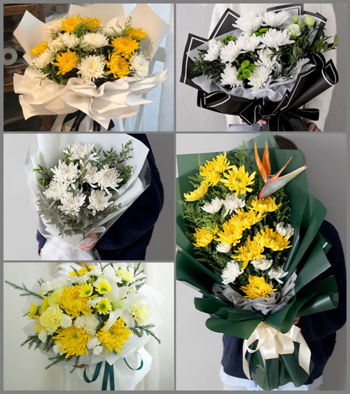 广东肇庆市广宁县坑口镇赤水村白事花束代送
